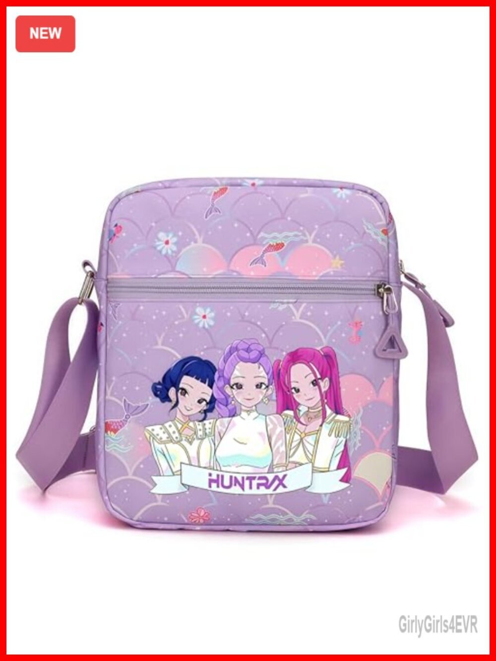 Mini crossbody bag, cartoon pattern shoulder bag, PU leather, small satchel,